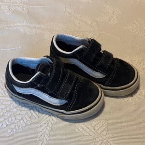 Kids Black and White Shoes